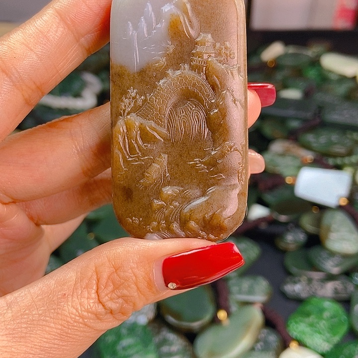 颈饰未镶嵌和田玉