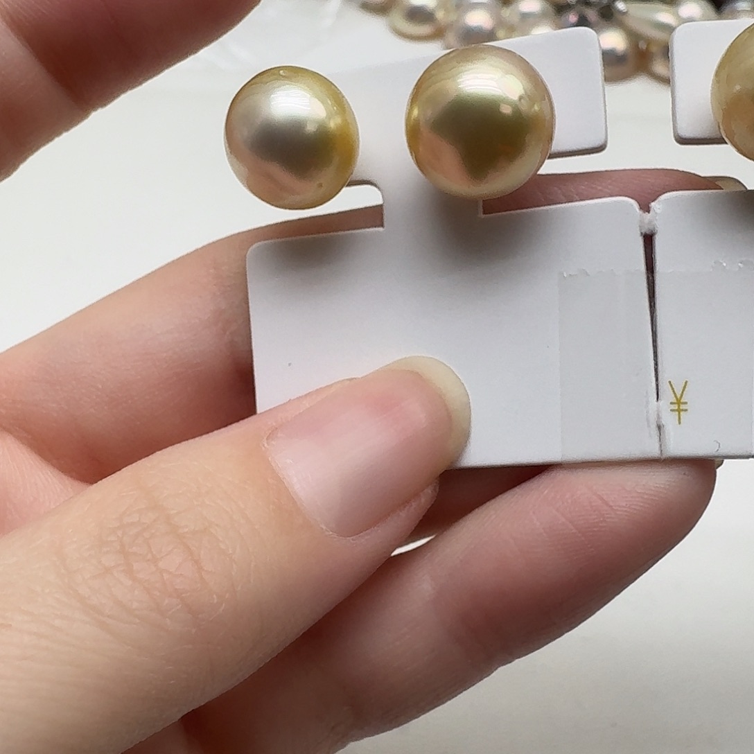 海水珍珠耳饰未镶嵌