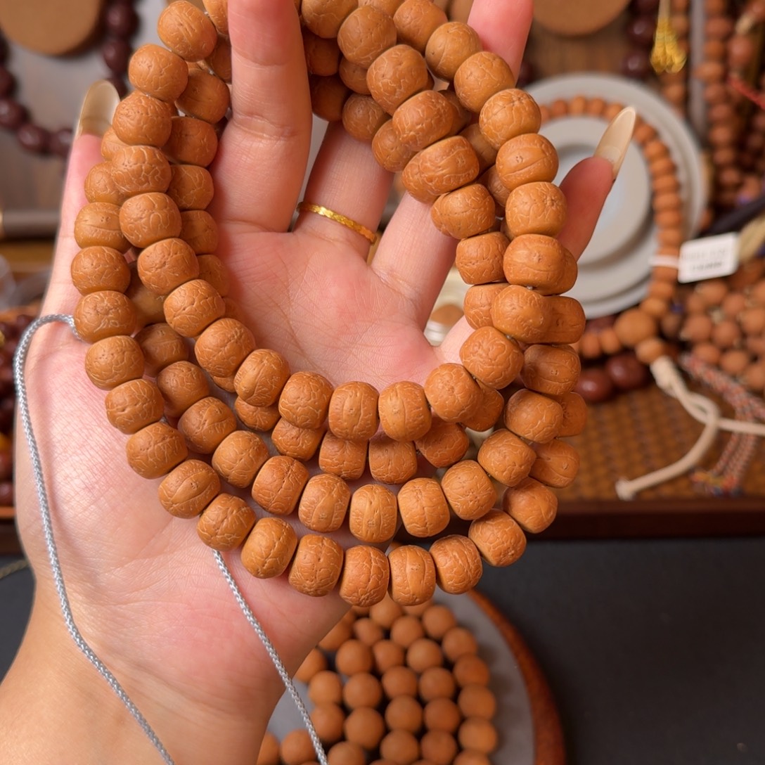 把件凤眼菩提精工藏切/12mm长串