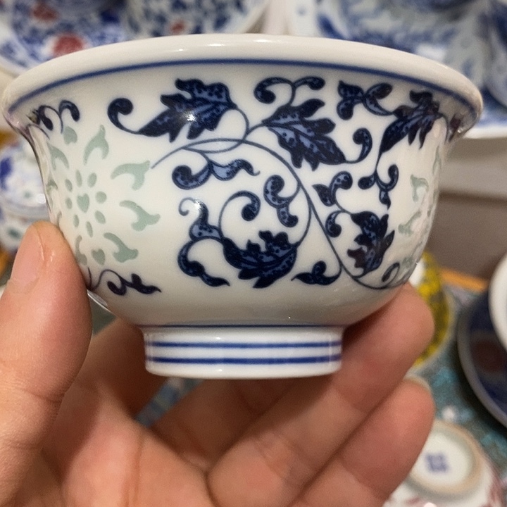 摆件陶景德镇陶瓷主人杯12333