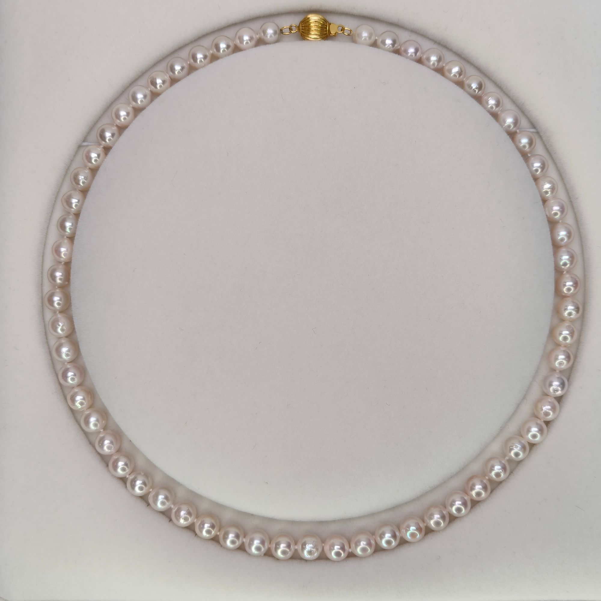 AIKJIANG/爱匠【海水清货】海水akoya 6-7mm左右珍珠项链