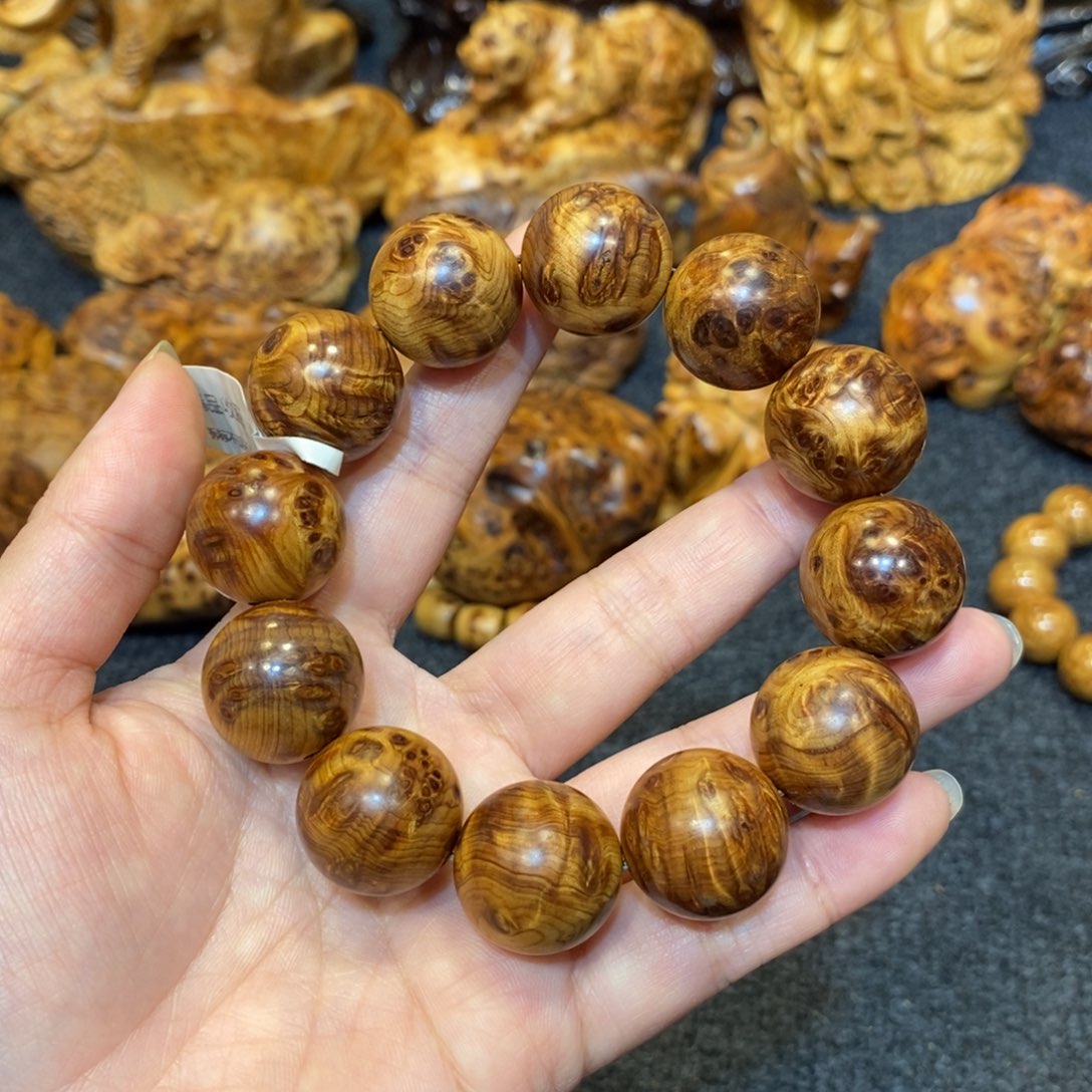 柏木（崖柏）天**沉精品陈化黑金瘤手串2.0