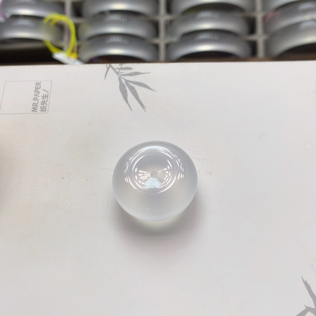 H***～石英石非金属1A宝石光平安扣26