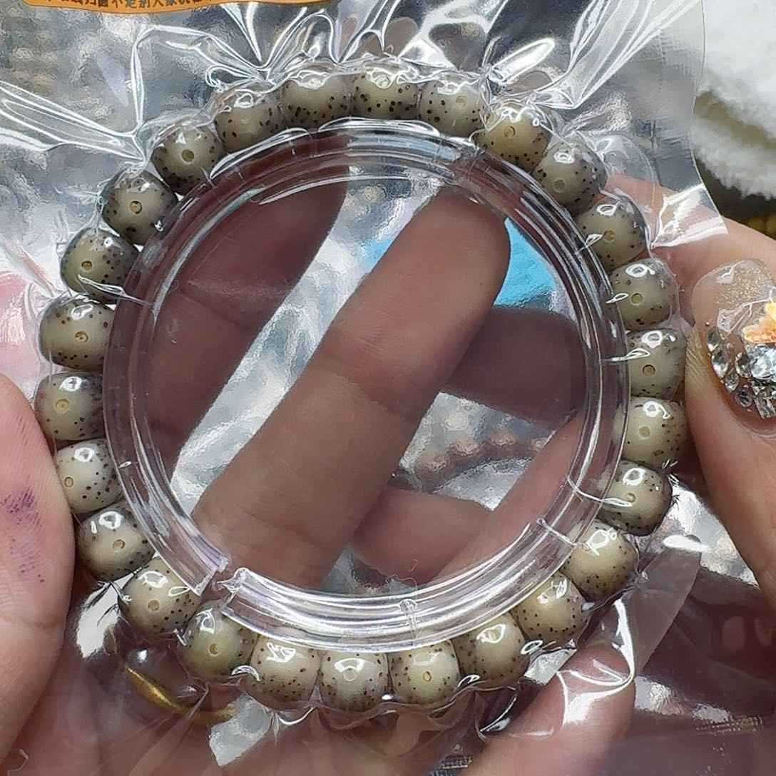 手串星月菩提97殿堂卡姿兰黑灰星月菩提98桶单圈