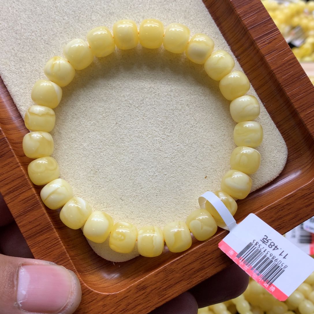 蜜蜡手链未镶嵌蜜蜡
