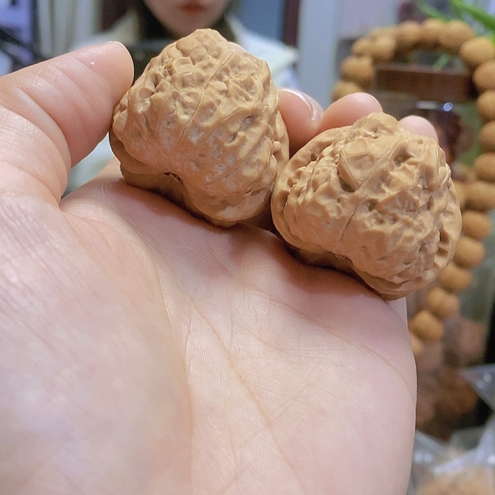 【闪购商品】文玩核桃把件37.5蛤蟆头