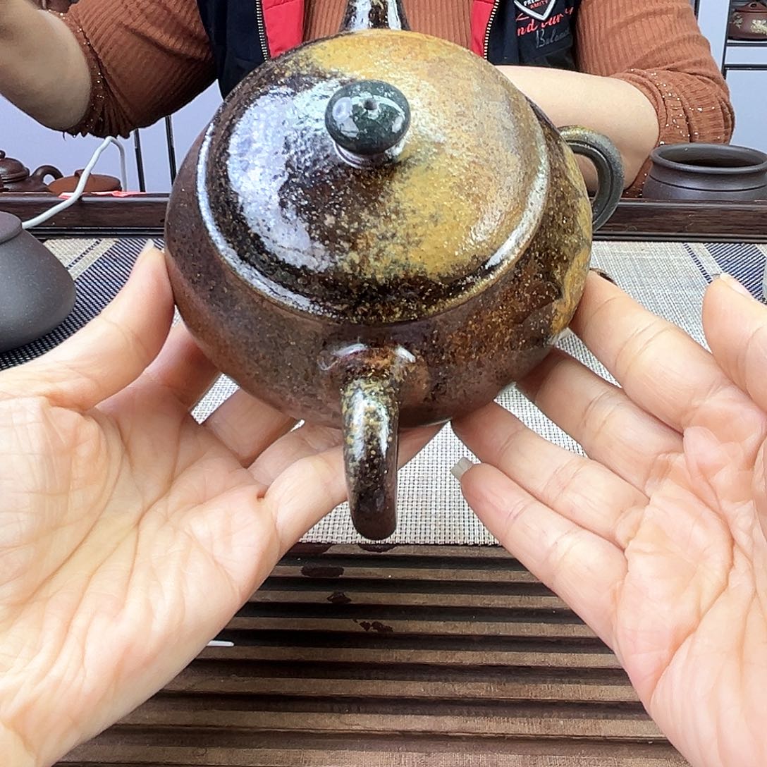 紫砂茶壶宜兴紫砂底槽青柴烧220c c