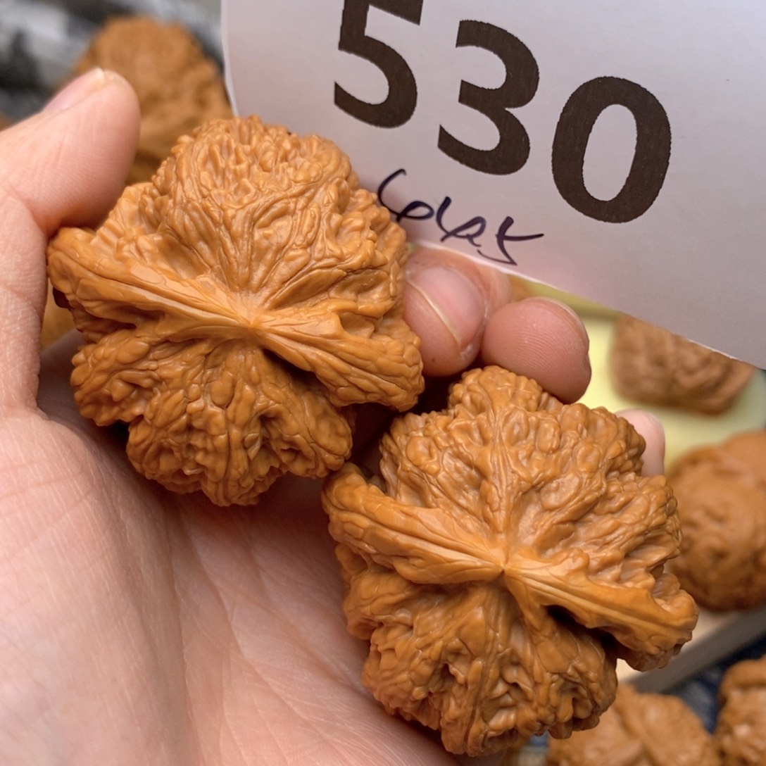 文玩核桃把件530号44.5粗筋