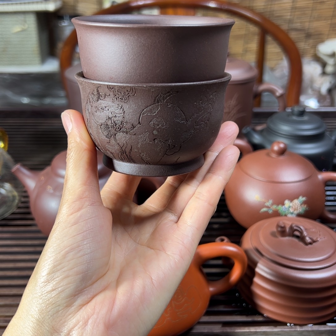 用***7紫砂茶壶紫砂小杯