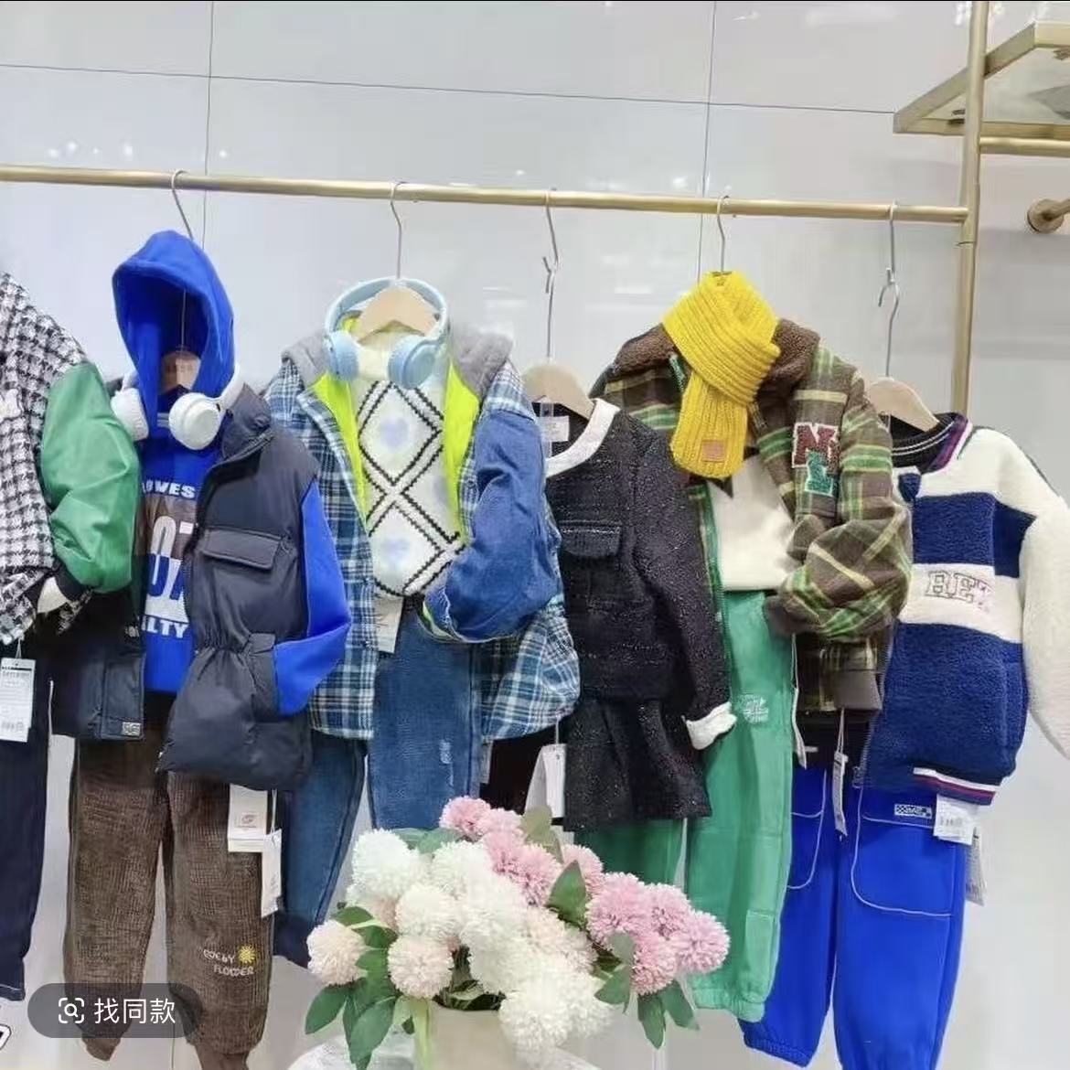 A6854#CYX-DD-373童装卫衣（白色 粉色）