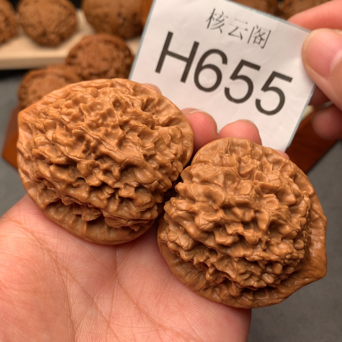 文玩核桃把件47官帽