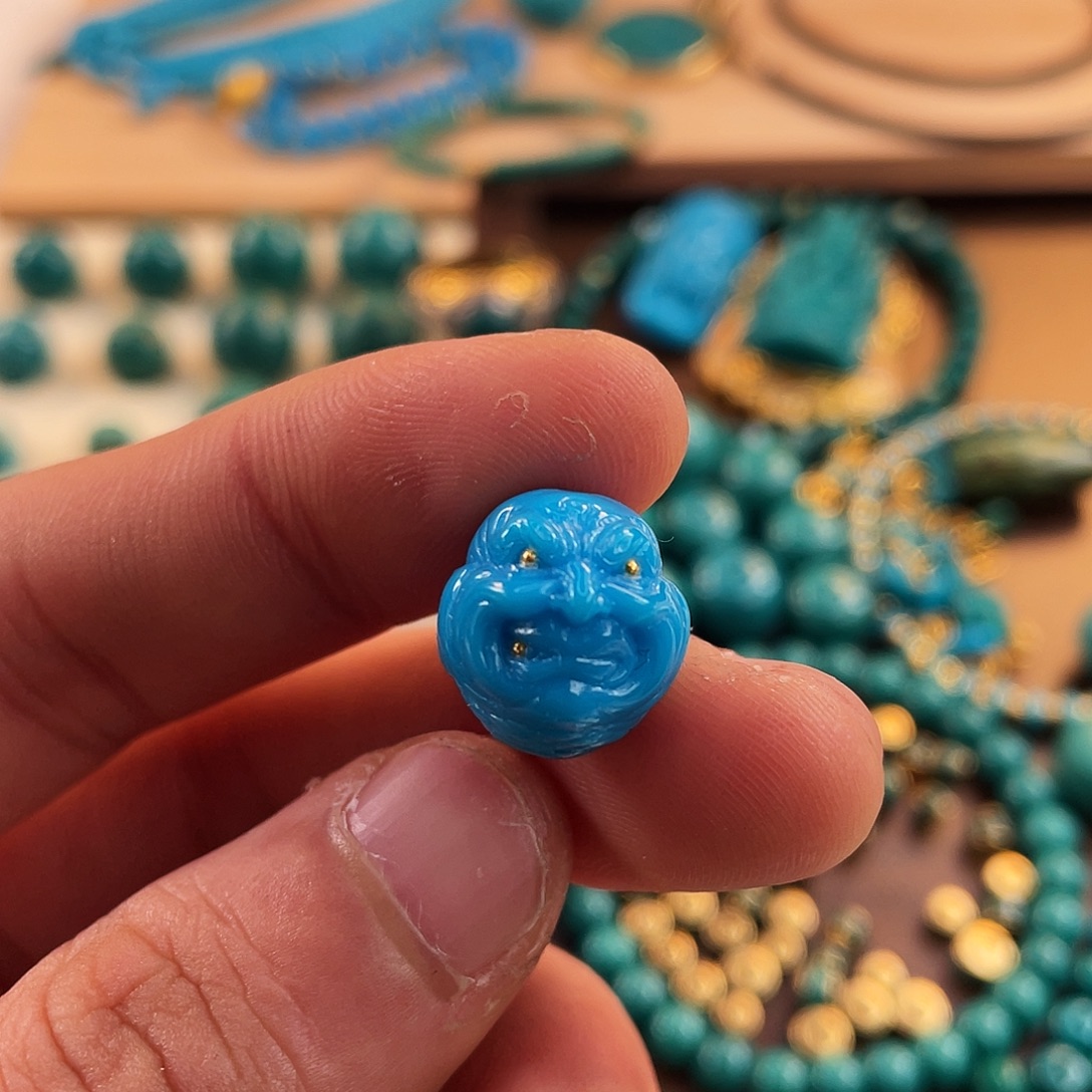 绿松石未镶嵌配饰