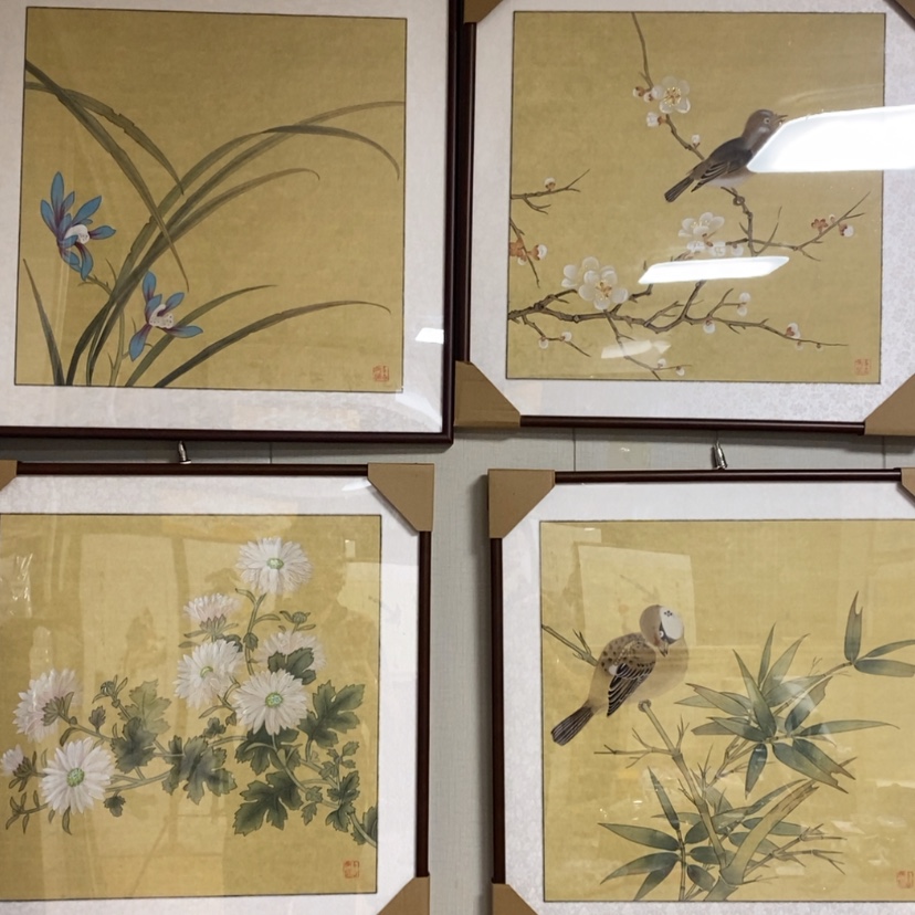 【闪购商品】国画手绘国画工笔带框