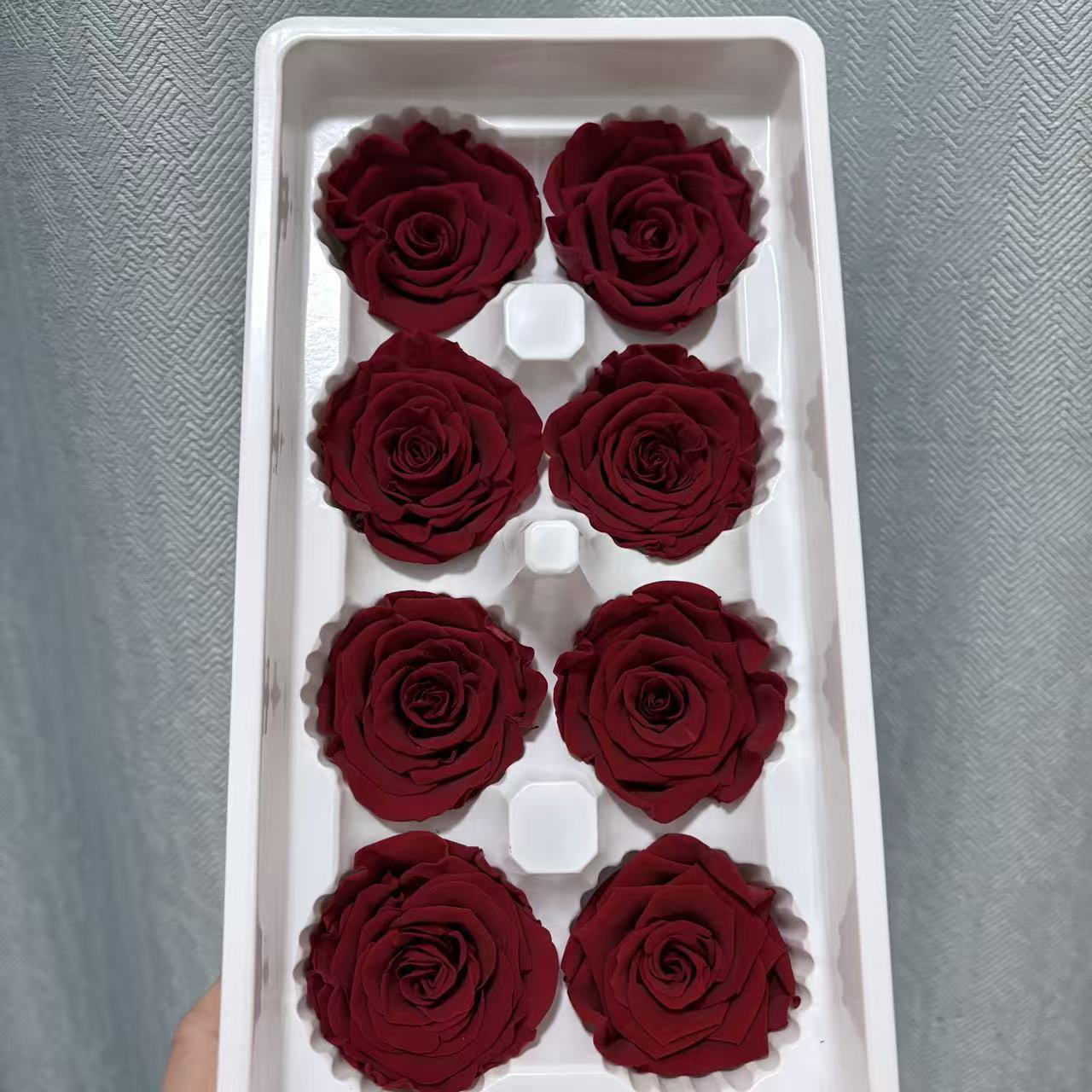 永生玫瑰花头AB级DIY手工浪漫礼盒制作天然防潮永生花保鲜花材