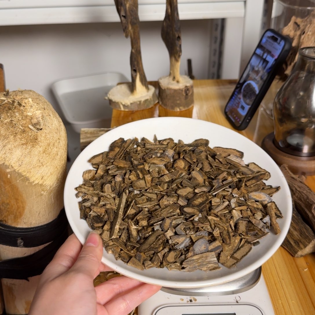 沉香张勺子熏香料30克