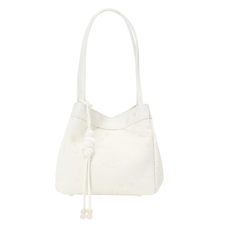 【国风锦囊包】新中式手拎包玫瑰提花含醋纤DOUBLOVE贝爱25春新款