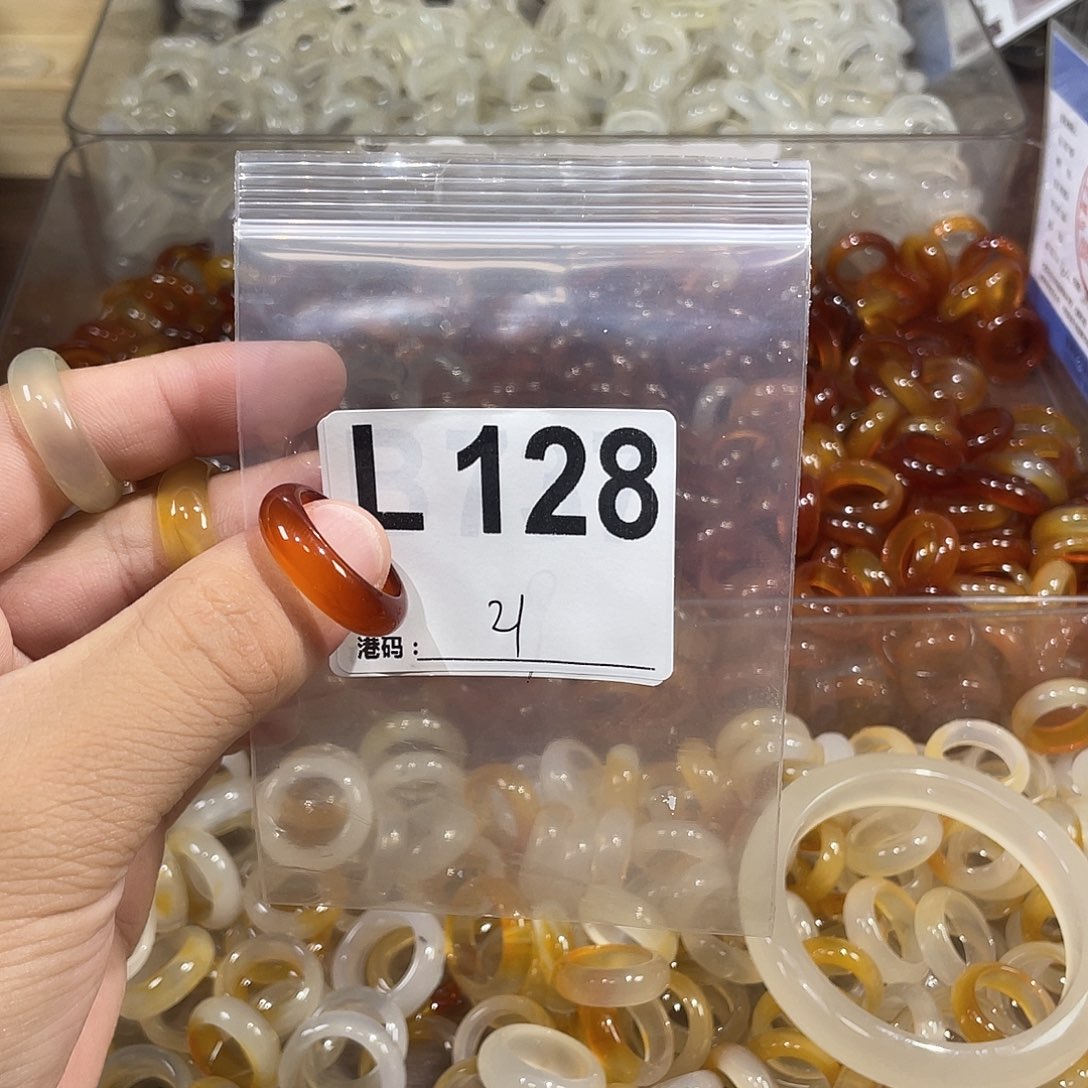 合金戒指玛瑙/玉髓128