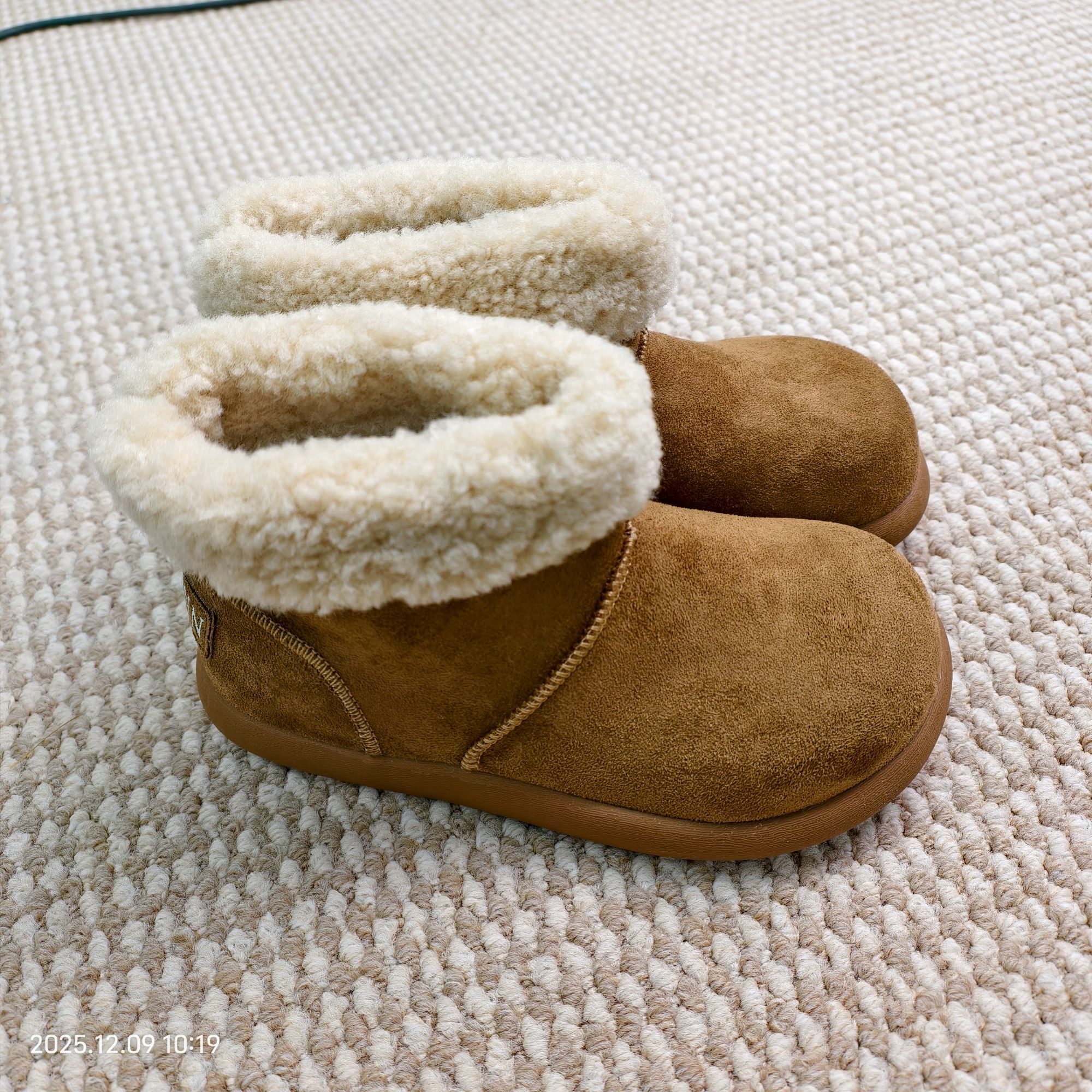 加绒短靴女鞋2025新款冬季保暖棉靴百搭雪地靴 601