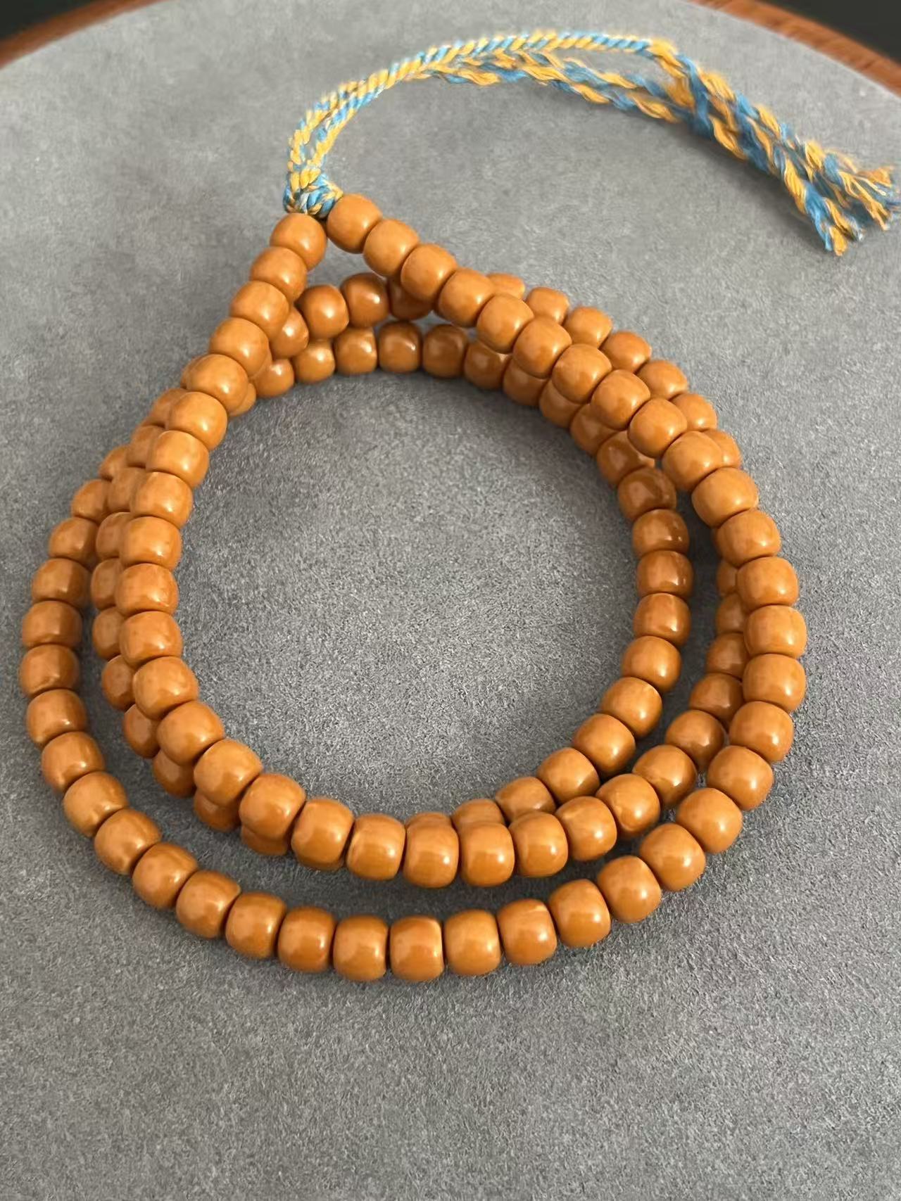 天然老挝鸭蛋黄橄榄核核尖卡5.5尺寸