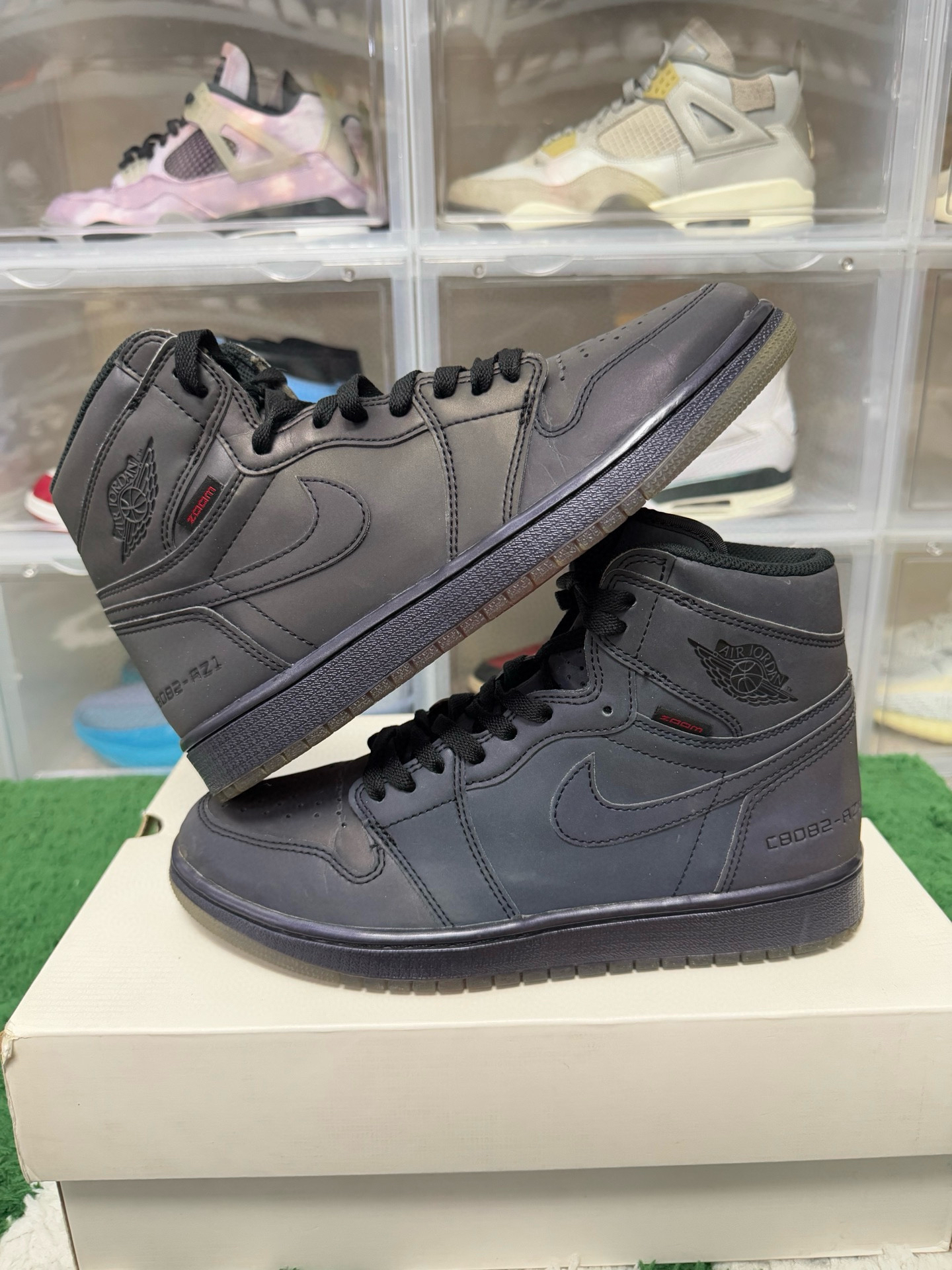 95新 maje 42码/aj1变色龙休闲鞋/二手正品/不是原鞋垫