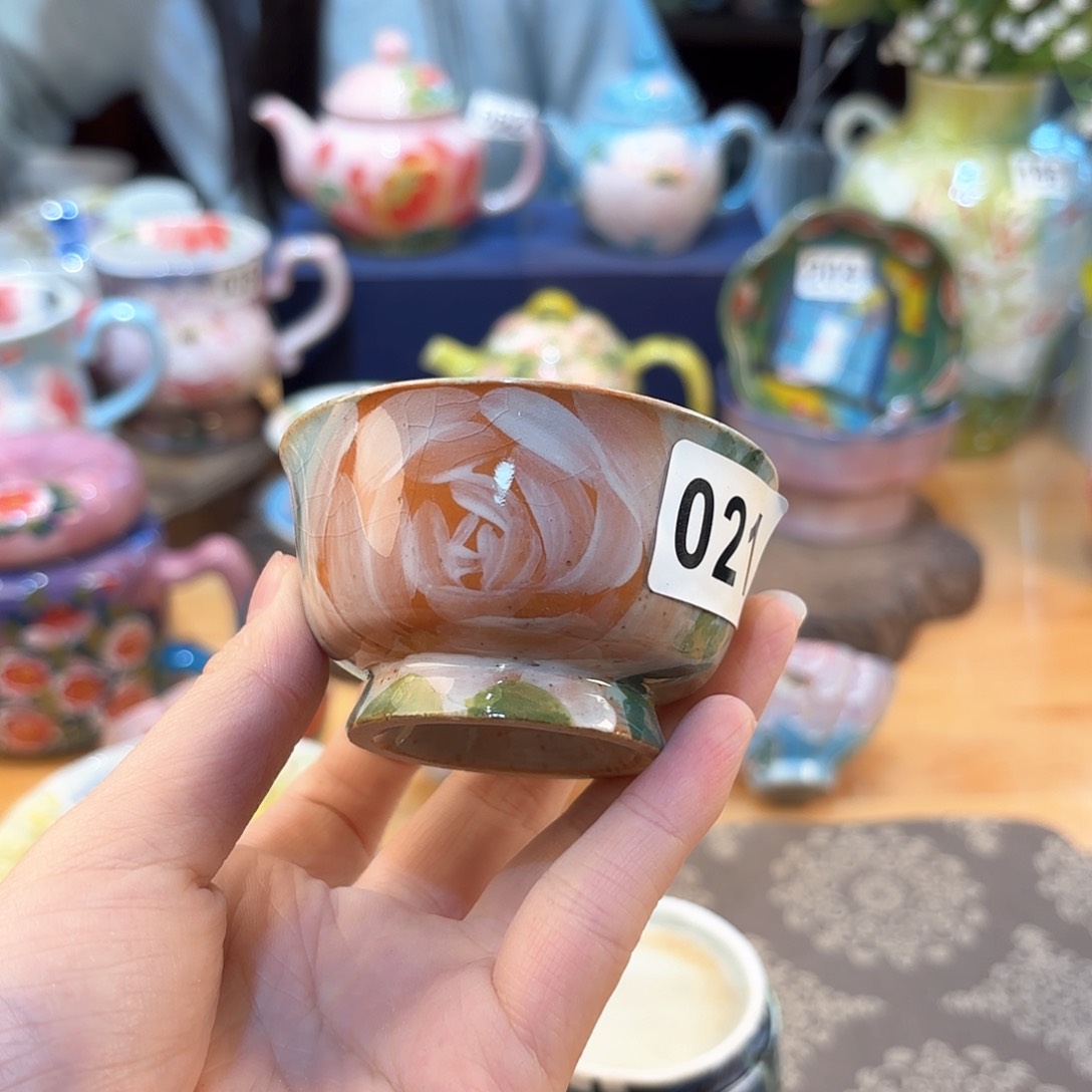 景德镇手绘高温釉下彩陶瓷茶具