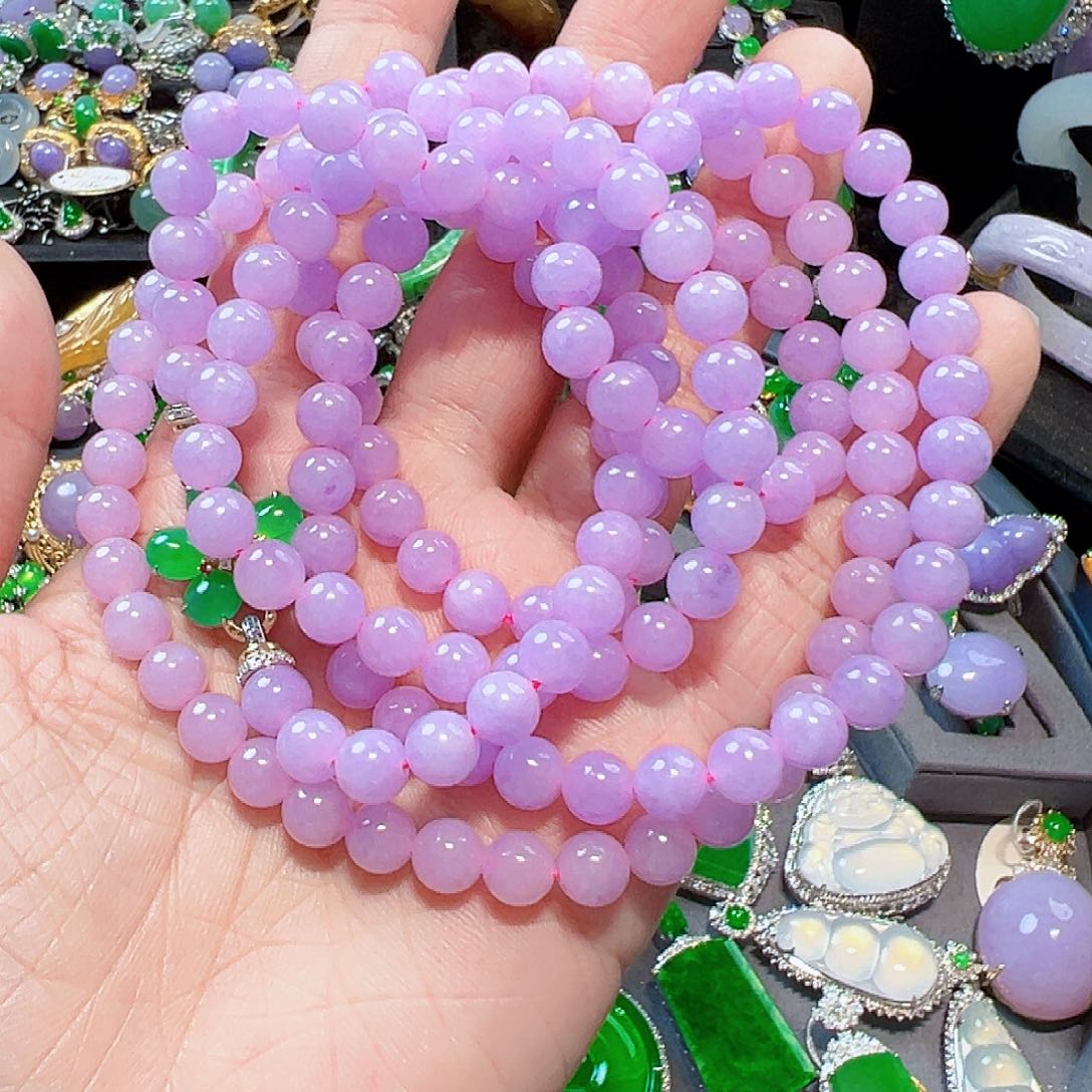 翡翠颈饰18K金镶嵌签收后24小时鉴赏期