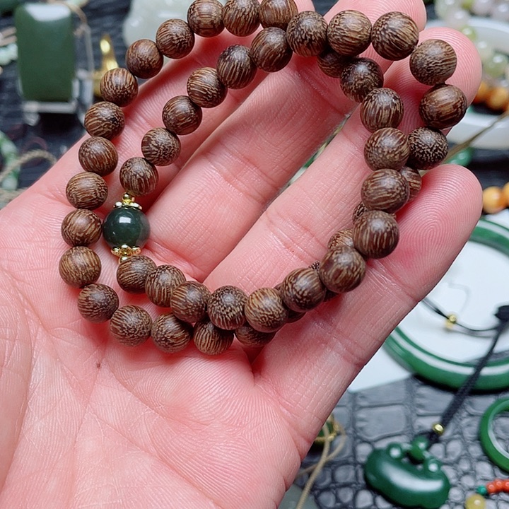 和田玉手串未镶嵌