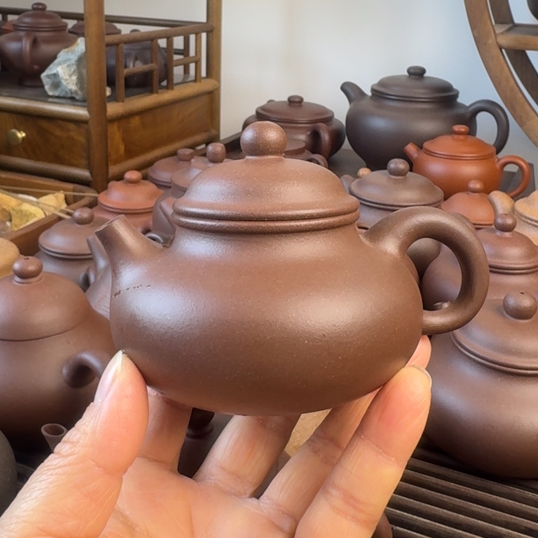 紫砂茶壶150cc容天嫩底槽清
