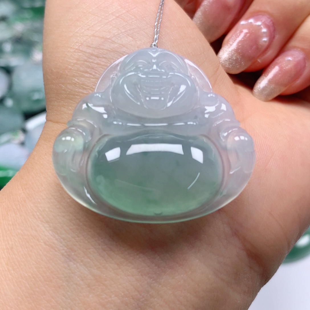 翡翠颈饰未镶嵌天然翡翠