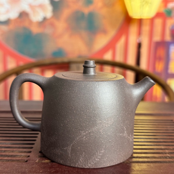阳羡茗陶·紫砂 微瑕福利款（壶盖有轻微封釉）原矿天青泥料220cc