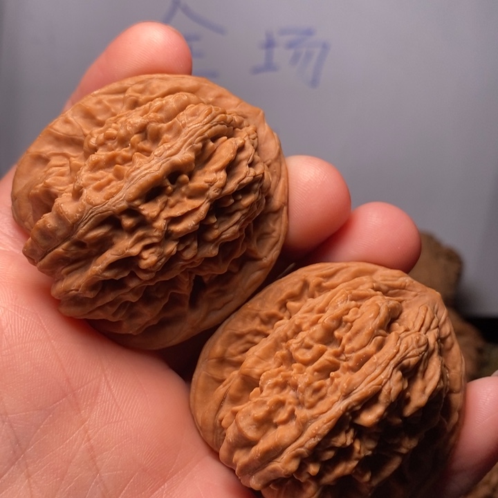 文玩核桃吊坠四座楼