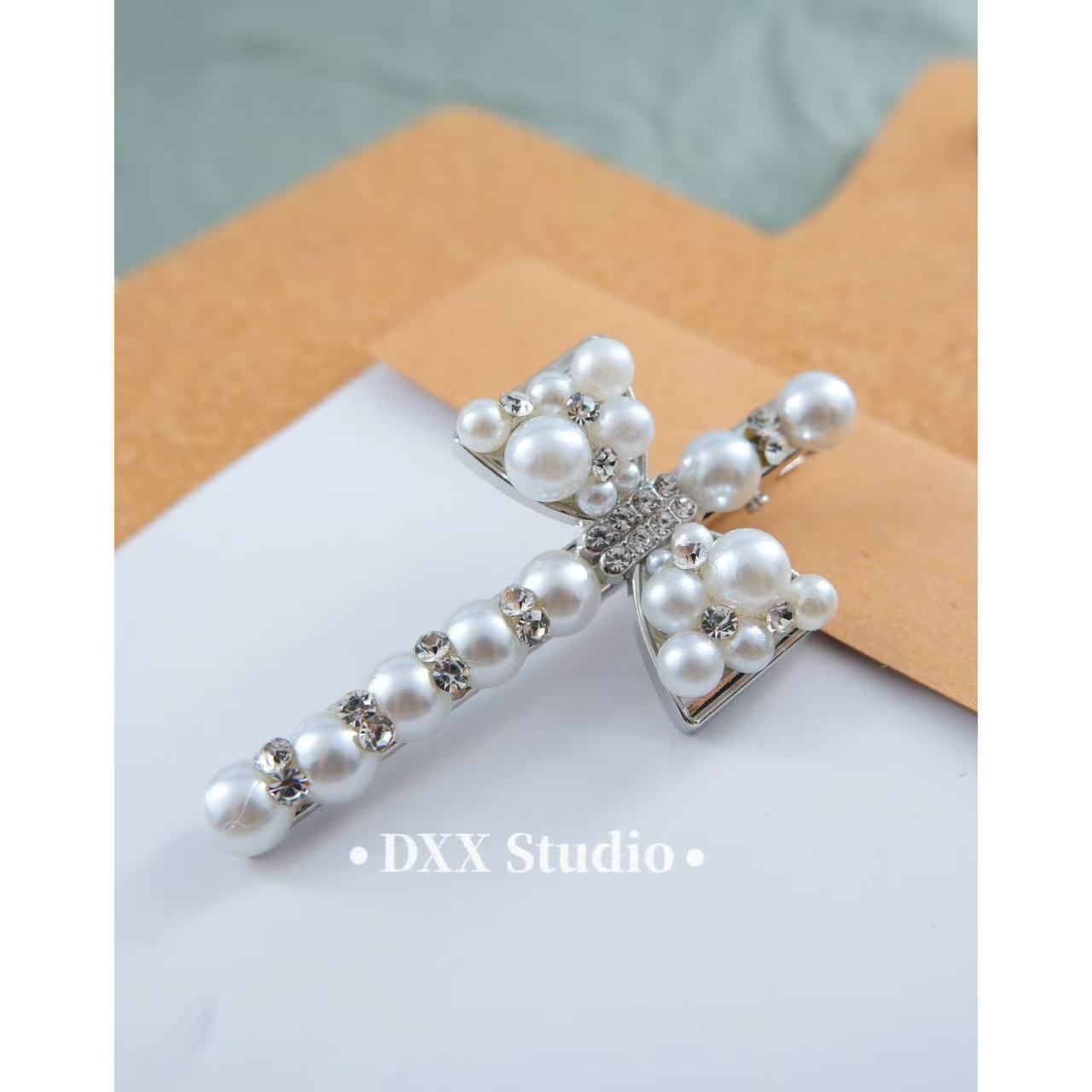 小众设计日韩边夹甜美少女风发夹发饰45258