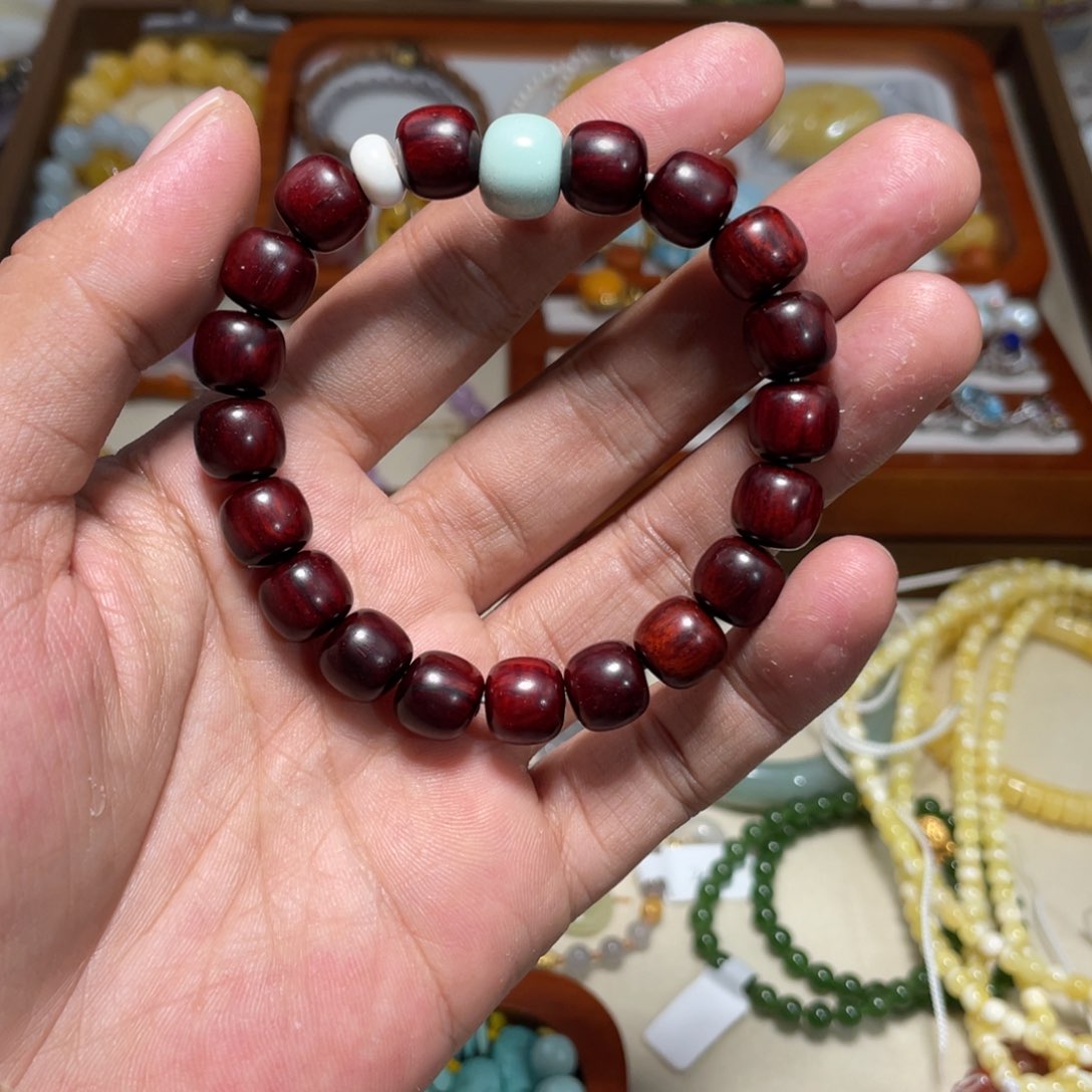 小叶紫檀手串/手链火焰纹