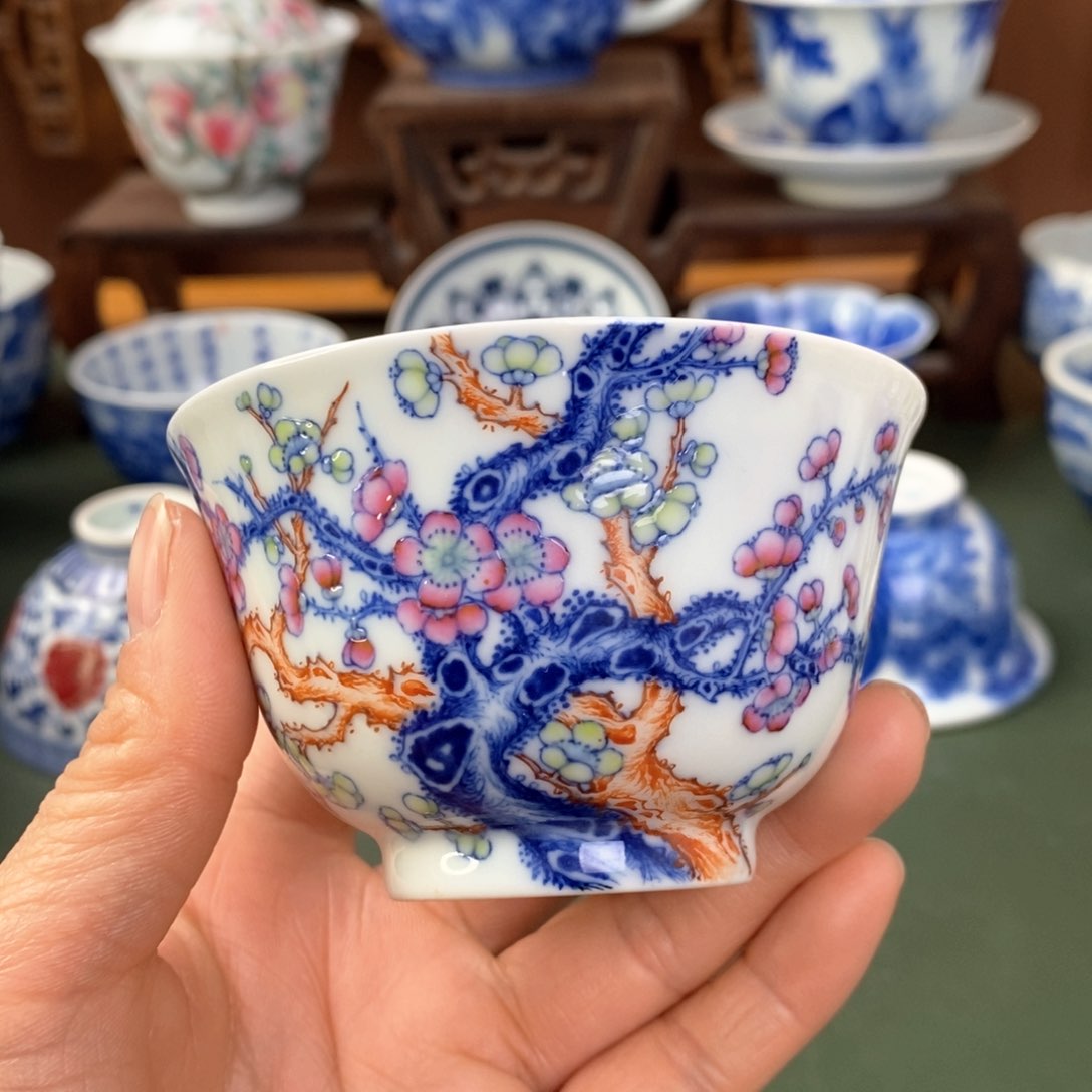 杯景德镇陶瓷手工手绘