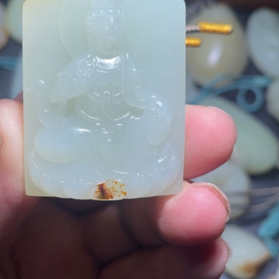 和田玉挂件未镶嵌已*置