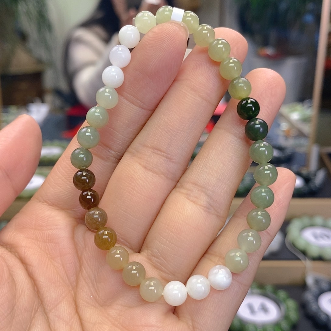 未镶嵌手串和田玉