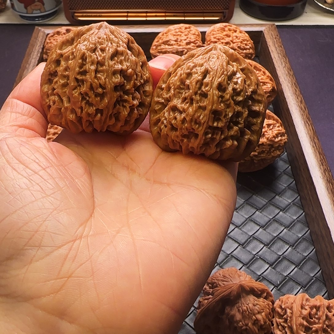 薯***条把件文玩核桃南疆