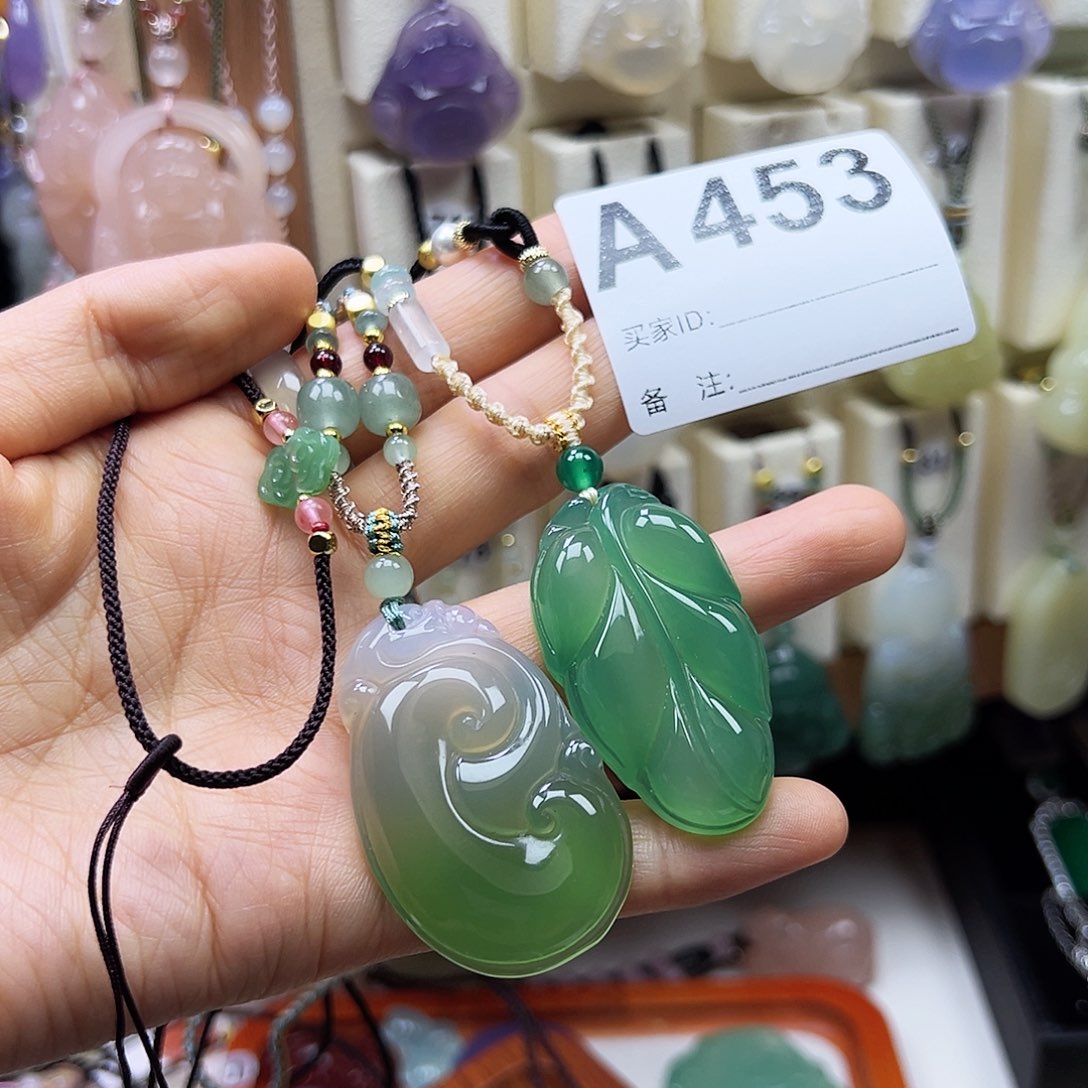 *****玛瑙/玉髓颈饰合金