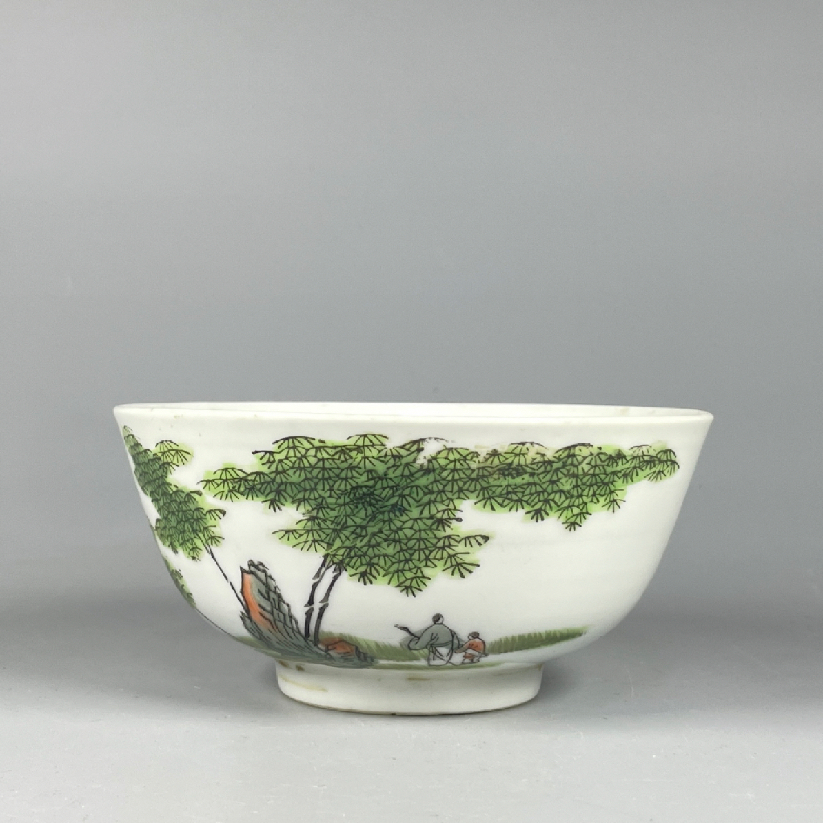 ［022031540］民国 粉彩碗 hq 云南省文物总店