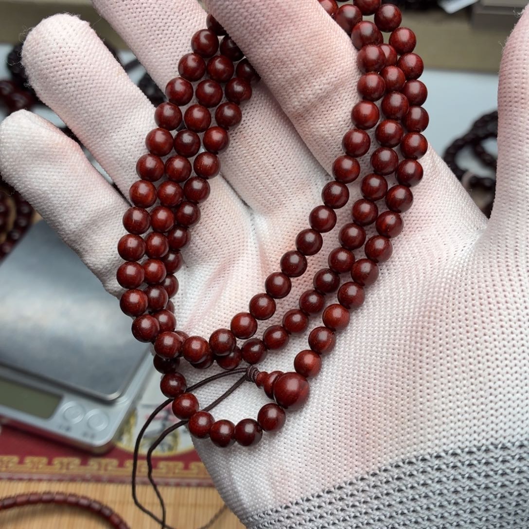 T***E小叶紫檀手串/手链0.6龙鳞