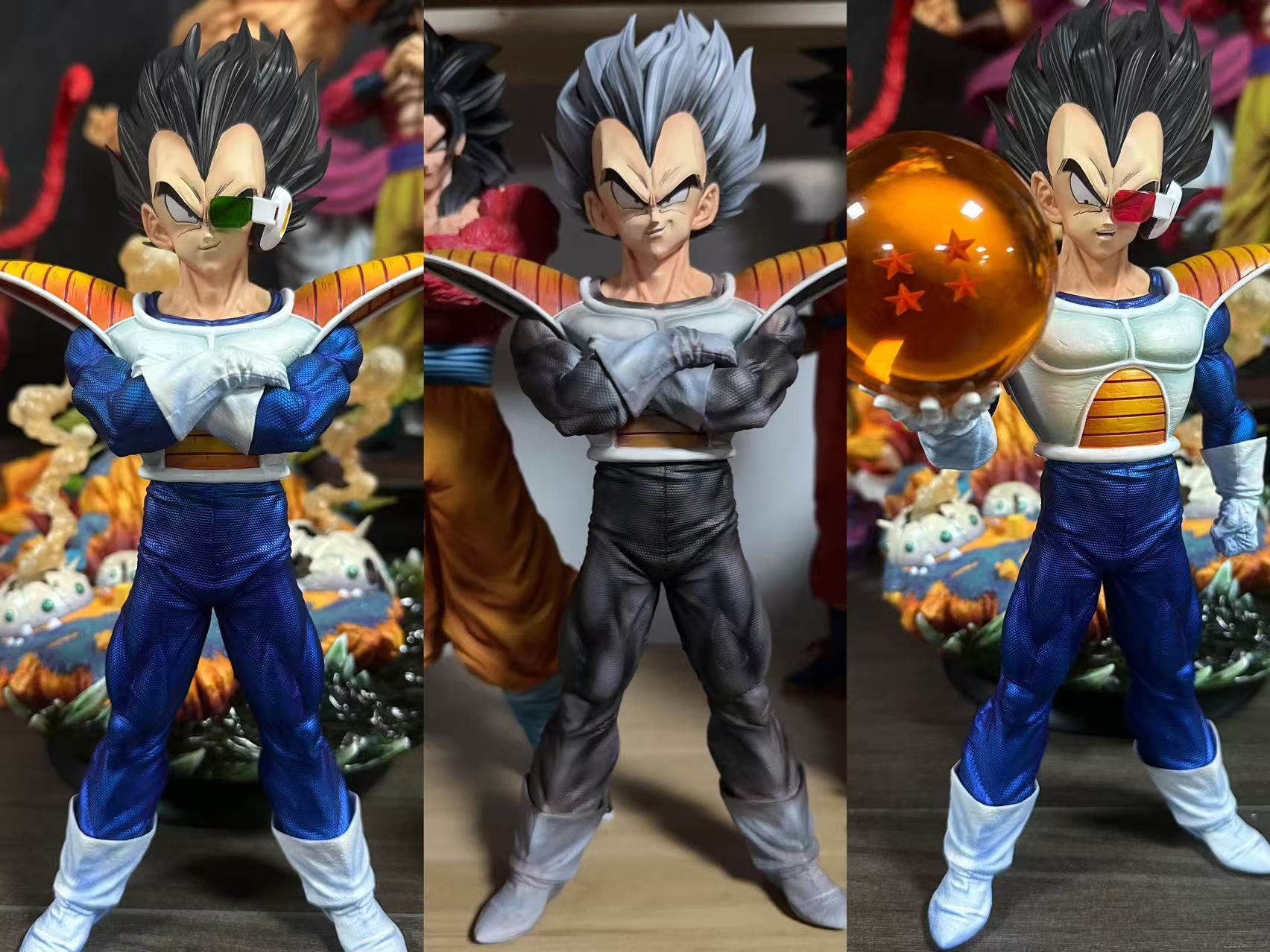 【手办】白洞肩甲贝吉塔单人物1/6比例 龙珠手办树脂翻模