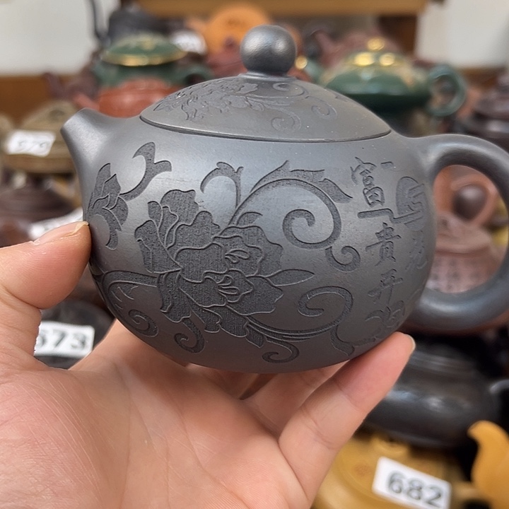 茶壶紫砂紫砂微瑕