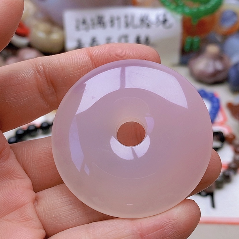 【闪购商品】未镶嵌玛瑙/玉髓珠宝半成品紫*