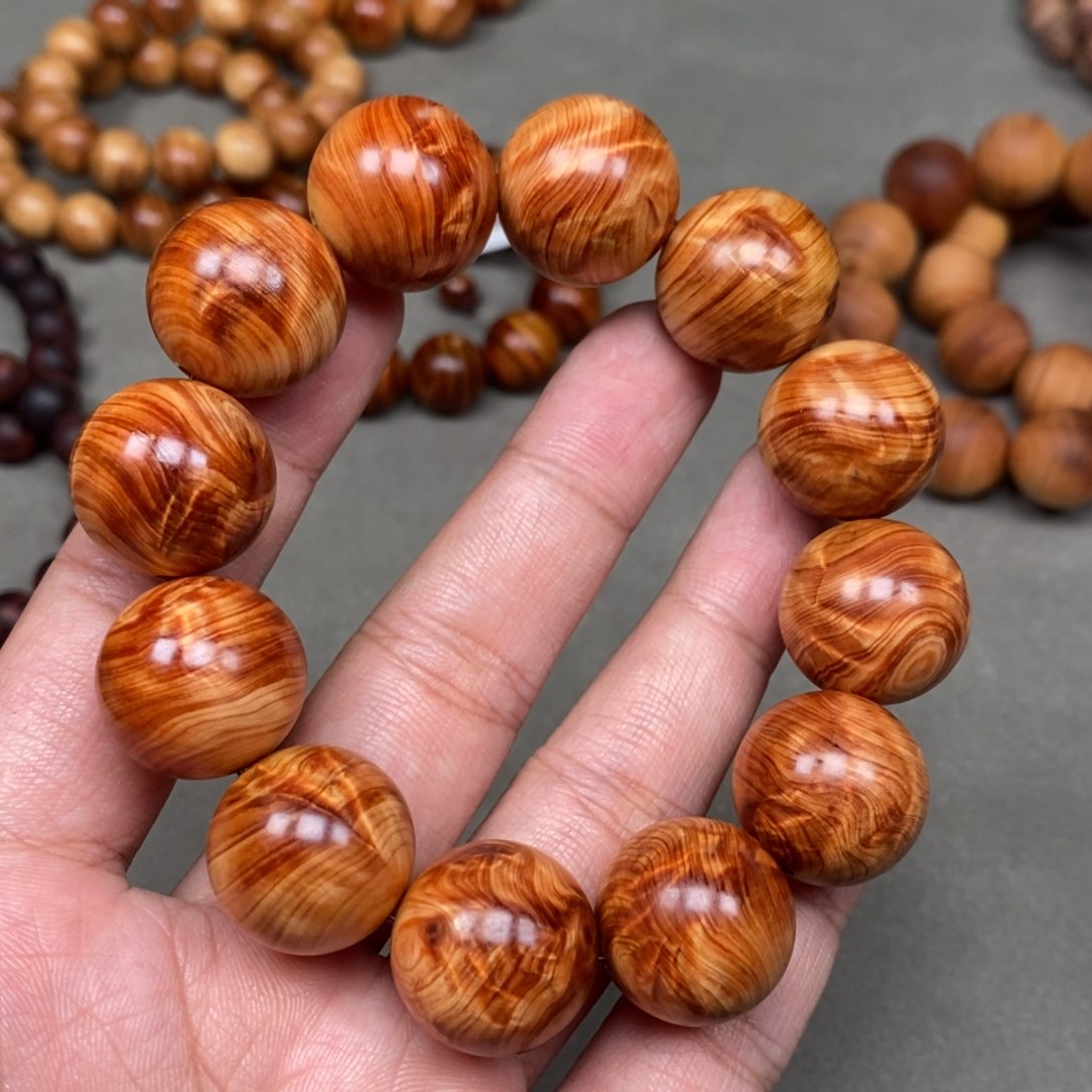 柏木（崖柏）手串/手链2.0龙胆黄金底368