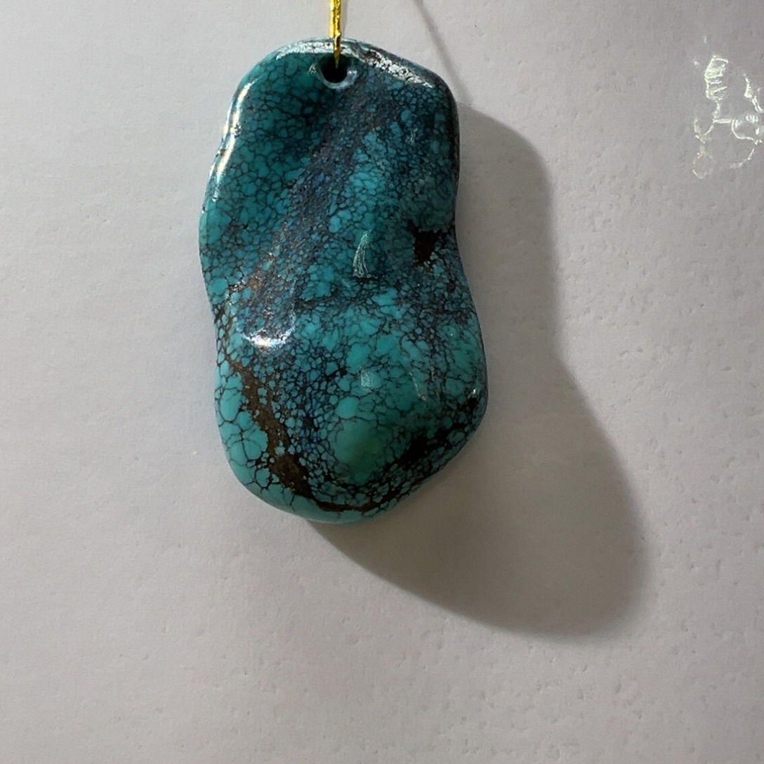 绿松石未镶嵌挂件