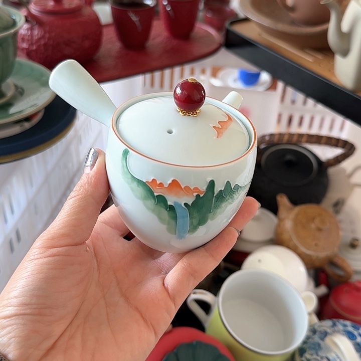 微瑕陶瓷茶具茶杯茶壶