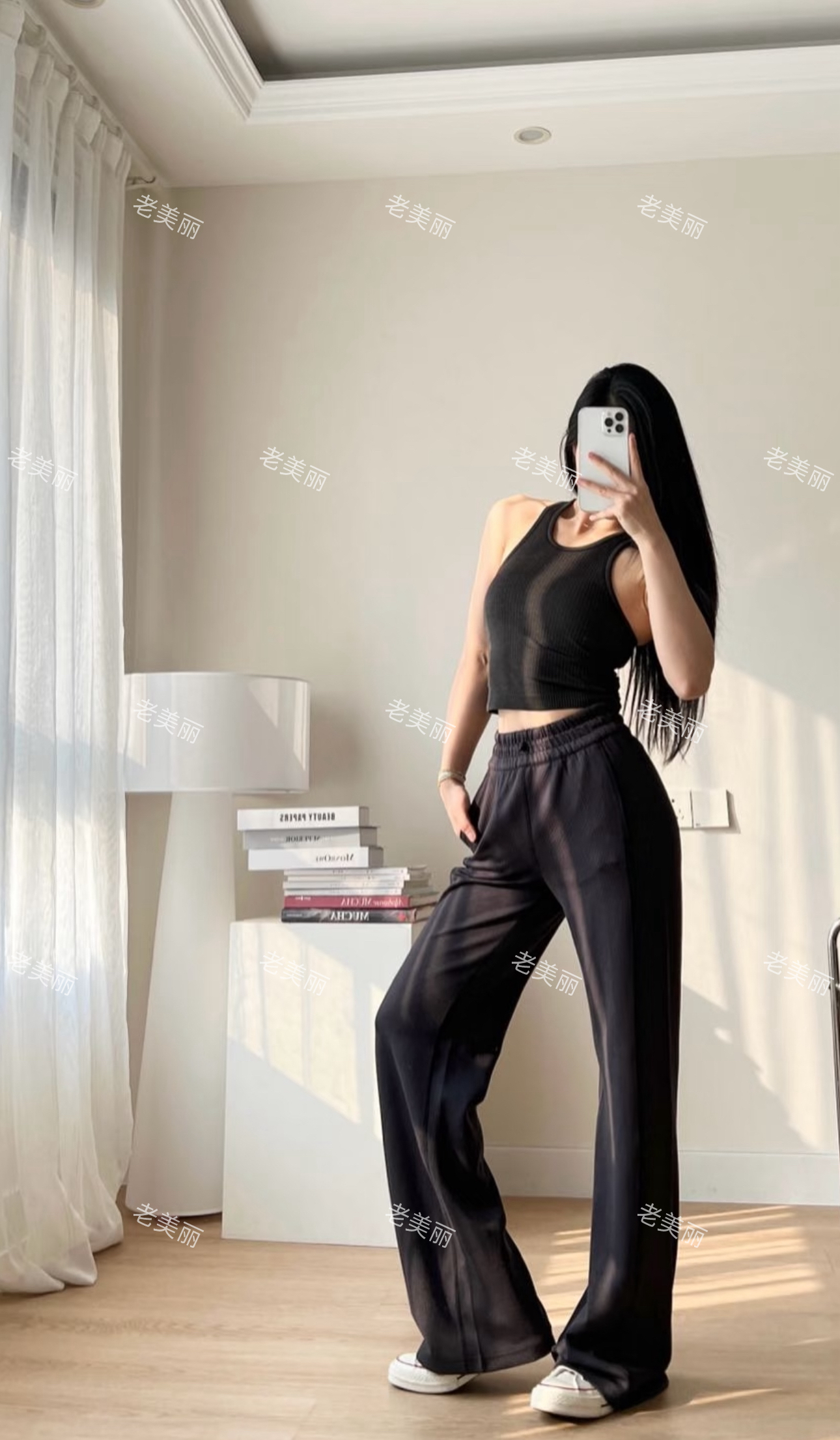 lu家一样一样的soft螺纹长裤