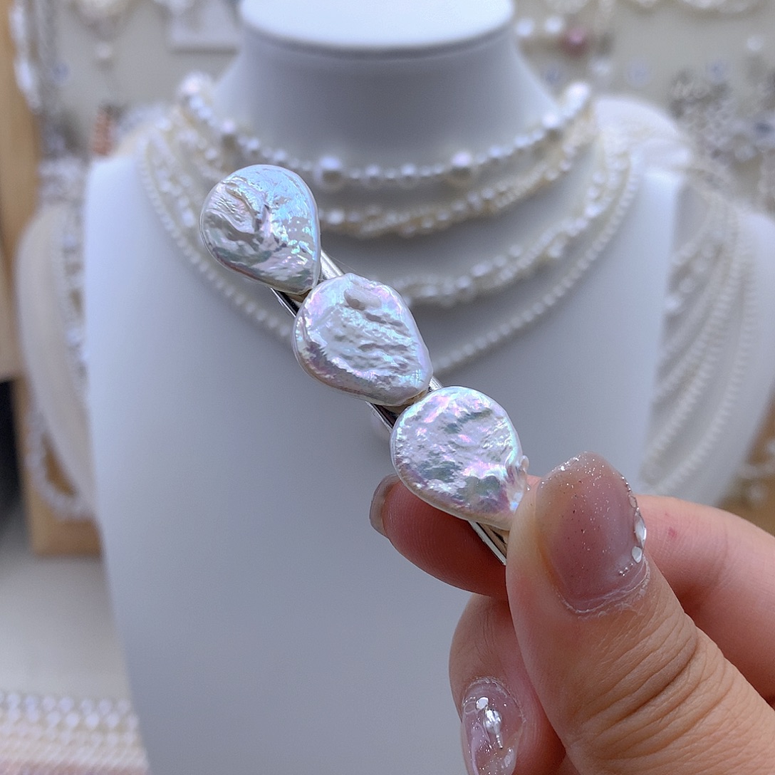 合金淡水珍珠发饰