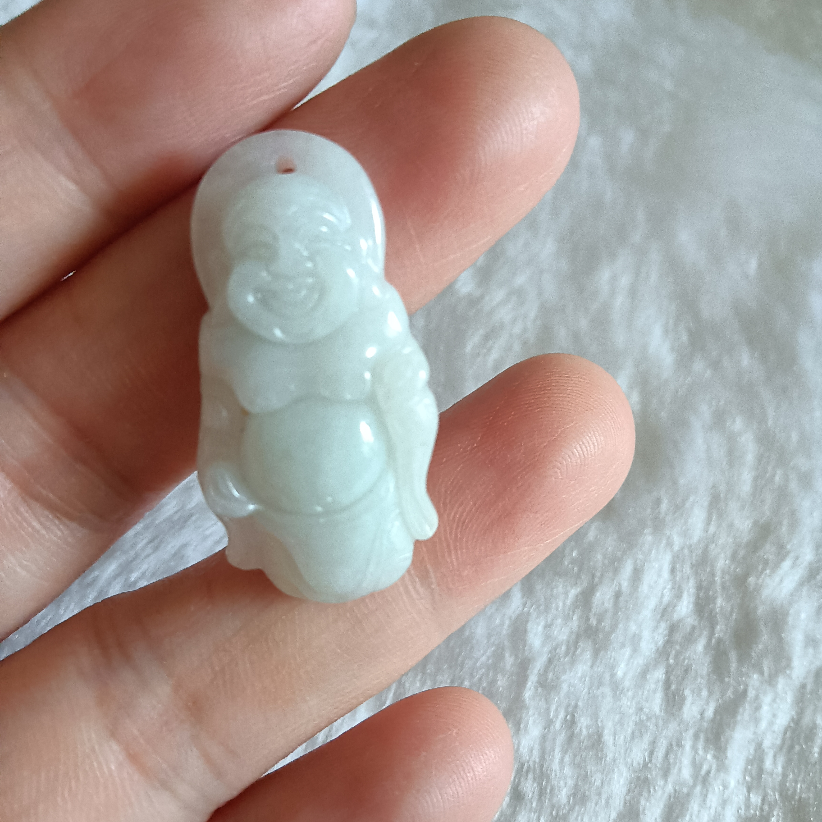 天然缅甸翡翠佛32*16*6mm