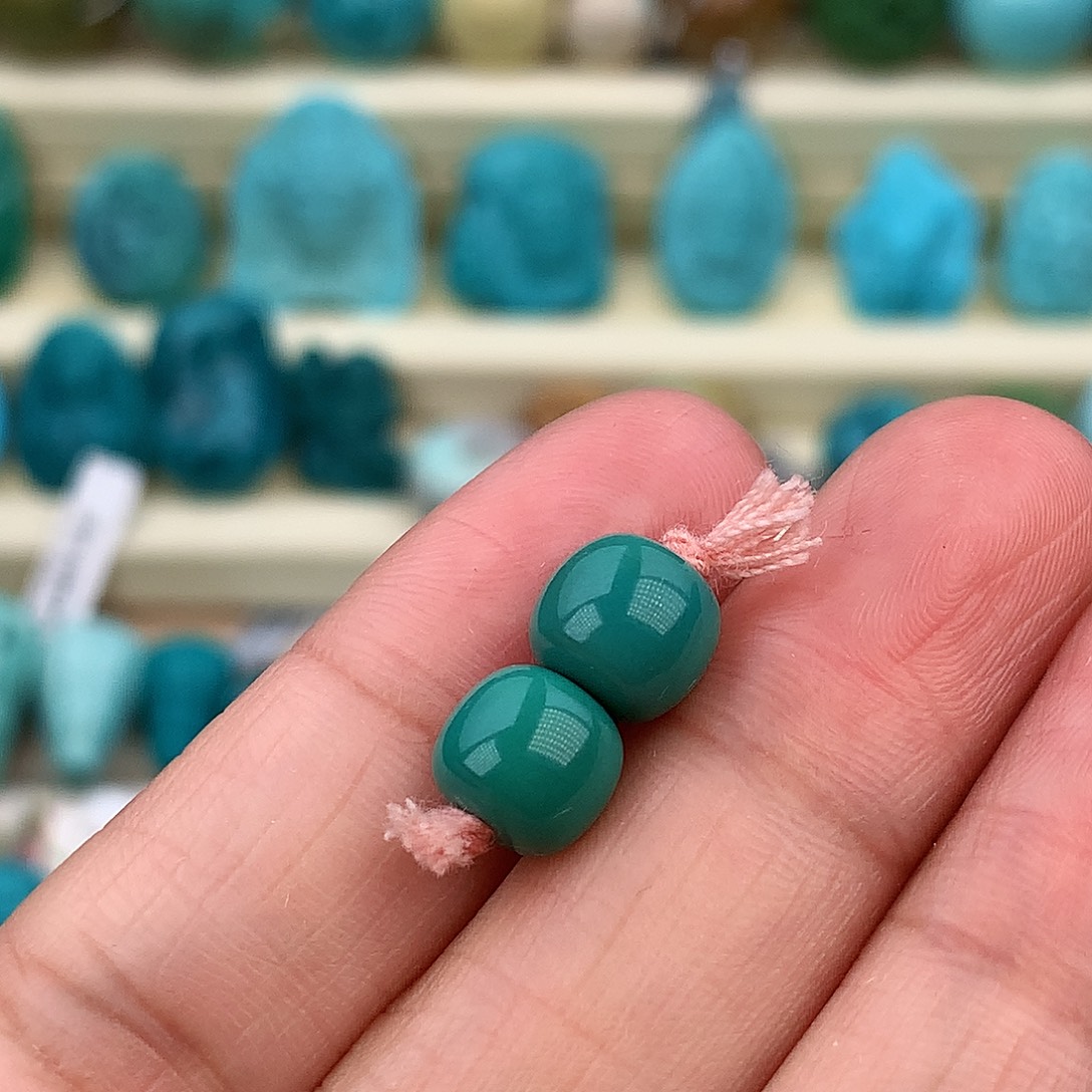 绿松石未镶嵌珠宝奇石7.8